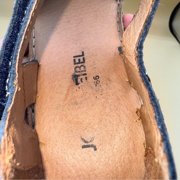 Josef Seibel Rosalie 42 Blue Leather Ankle Strap Women’s 6-6.5 (37), EUC - Picture 11 of 12